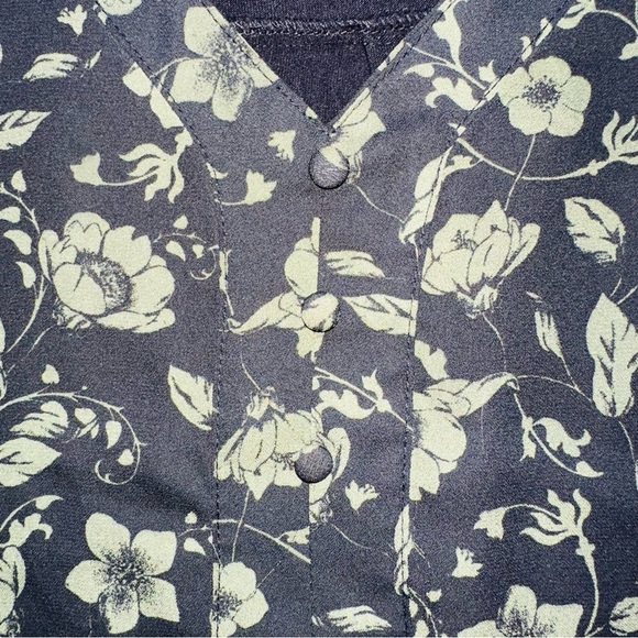 Fortune + Ivy Long Sleeve Floral V-Neck Blouse Flower Print XL - Picture 3 of 8